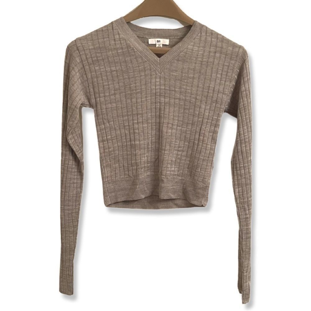 BP by Nordstrom Ribbed Cropped Sweater